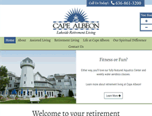 Tablet Screenshot of capealbeon.com
